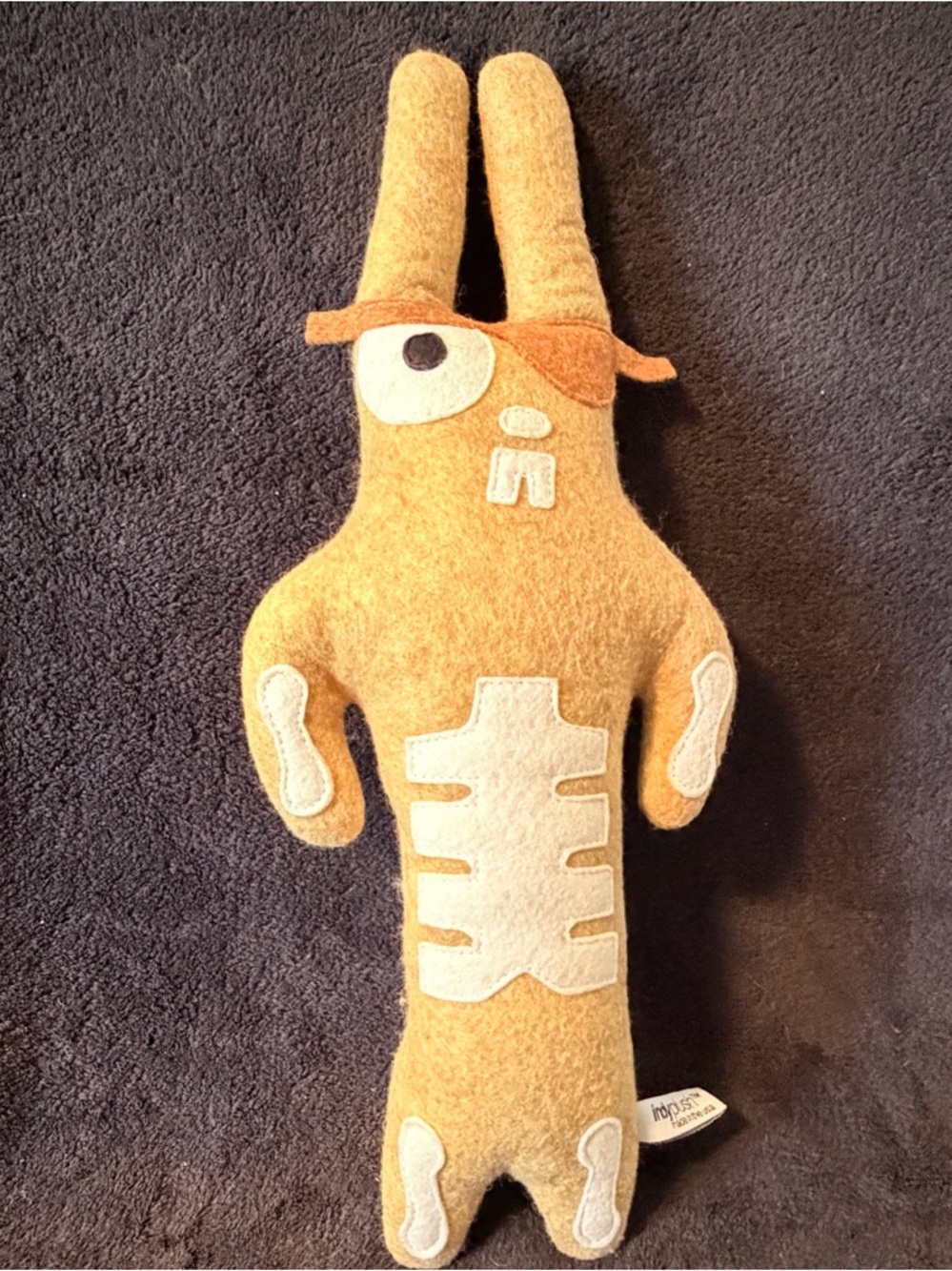 IndyPlush "Bunny Skelly" Stuffed Toy RARE in Excellent condition!